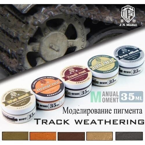 Model Modelling Pigment Track Weathering Set Do Old Powder Effect of Battle Damage Natural Soil Model Do Old Special Accessories