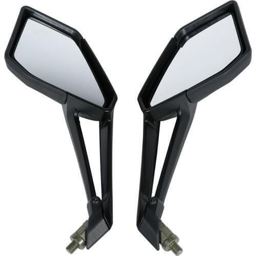Motorcycle Pair Black Rear View side Mirrors set For Kawasaki Z1000 2014 2015 2016