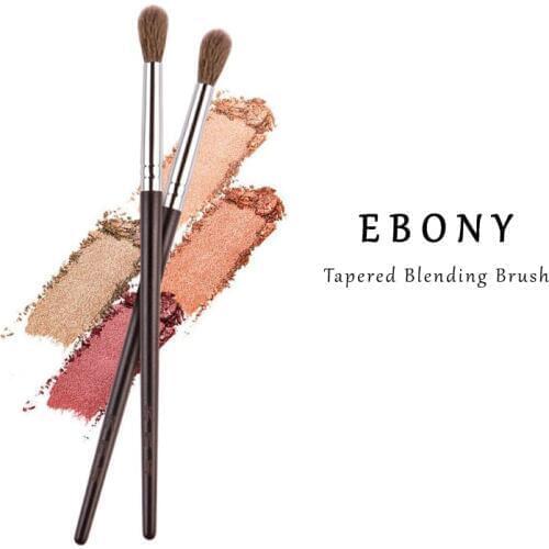 MyDestiny Ebony-Series Tapered Blending Brush - Super Soft Fluffy Eyeshadow Nose Blending Brush