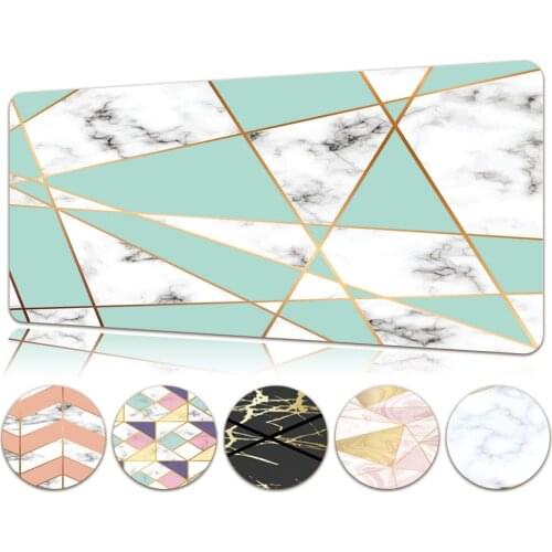 Durable Leather Gaming Mouse Pad Shape Pattern Large Computer Mousepad 30x60CM/30x80CM Non-slip Office Computer Keyboard Mat