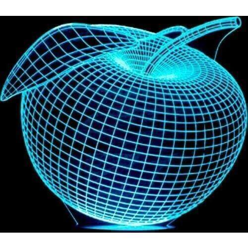 Usb Colorful 3d Lamp Gift Powerbank Remote Touch switch Led Usb Light 7 color change Nightlight Kids Lights Lamps