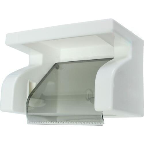 Waterproof Toilet Paper Holder Tissue Roll Stand Box with Shelf Rack Bathroom