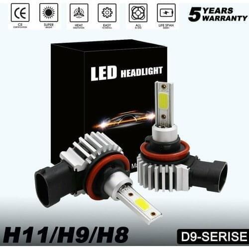 High Recommend D9 360 Degree Angle 80W 20000LM h7 h11 H1 9005 9006 h8 hb3 Car Headlights Led Turbo Auto Bulb Headlamp Wholesale