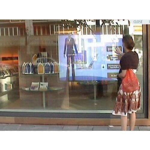 32 inch 10 real points interactive touch foil Film through glass window