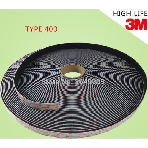 3M Dual Lock SJ3551 Black VHB Mushroom adhesive Reclosable fastener tape 1in * 50 yards one roll Type 400