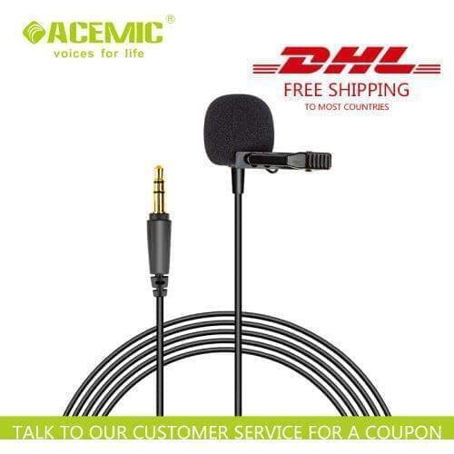 ACEMIC M11 Wired Camera/Mobile Lavalier Microphone