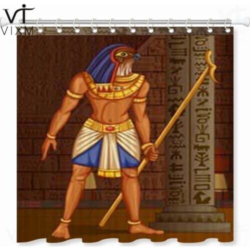 Ancient Egypt Cleopatra Shower Curtain Waterproof Polyester Fabric Bathroom Shower Curtain Home Decor Shower Curtain Sets
