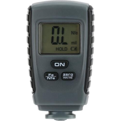 Digitale LCD Retroilluminato Film Misuratore di Spessore Tester di Spessore di Rivestimento Calibro di Spessore della Vernice A