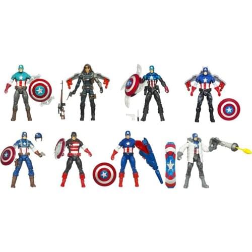 Hasbro Genuine MARVEL Comic Superhero Series Captain Britain Winter Soldier US Agent Joints Movable Action Figure Model Toys