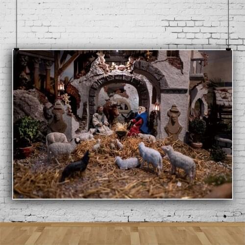 The Shepherd and The Flock Christian Photo Backdrop Simple Wallpaper Photography Studio Prop Customized Backgrounds