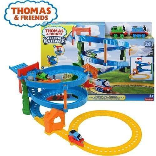 Thomas And Friends Trackmaster Train Toy Track Building Playset Rotating Railway Friendship Indoor Toys For Kid Birthday GFC53