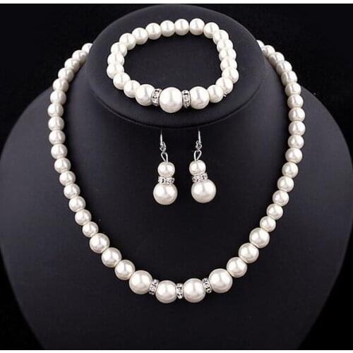 INFERY Pearl Necklaces For Women