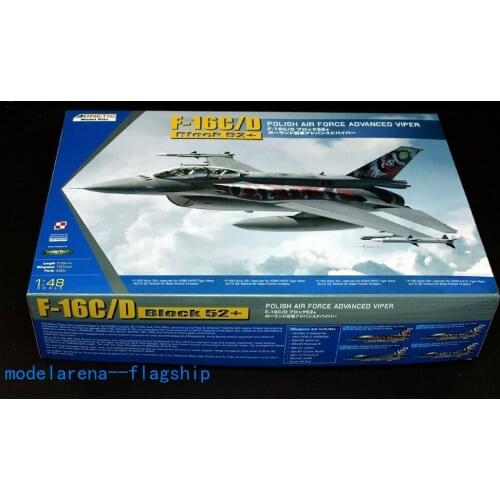 KINETIC K48076 1/48 F-16C/D Block 52+ (Poland AF) Plastic Model Building Kit