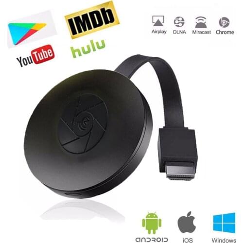 Newst HD 1080p WiFi Display Dongle YouTube AirPlay Miracast TV Stick for Google 2 3 Chrome Crome Cast Cromecast 2