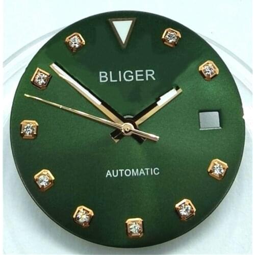 BLIGER 29.2mm advanced watch accessories new dial mens watch night plate, suitable for Eta 2824/2836 Miyota 8215/8205/821a