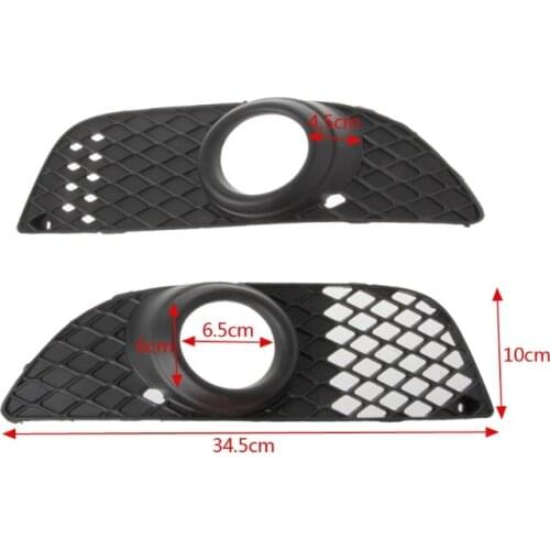 Bumper Grille Fog Lights Lamp + Wiring Switch Kit For Mitsubishi Lancer 08-14