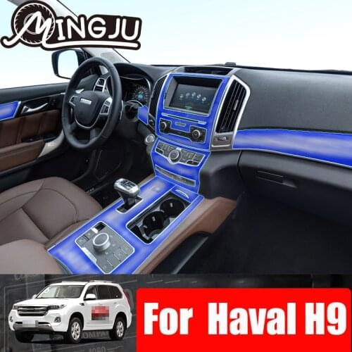 TPU Car Interior Gear Dashboard Protective Film For Great Wall Haval H9 2016 2017 2018 2019 2020 2021 Anti-scratch Accessories