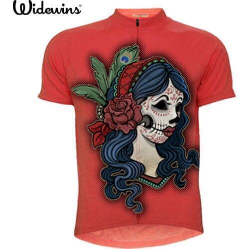 2019 new Printed Woman Cycling Jersey Newest Short Sleeve Jersey Summer jersey mujer Bicycle Clothing For Spring Autumn 5185