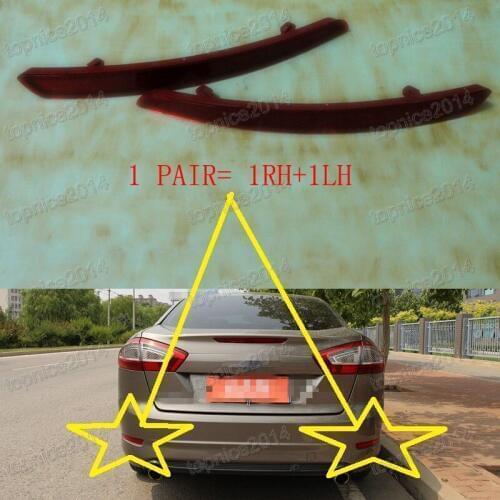 1Pair Left/Right Side New Rear Bumper Reflectors for Ford Mondeo 2011 2012