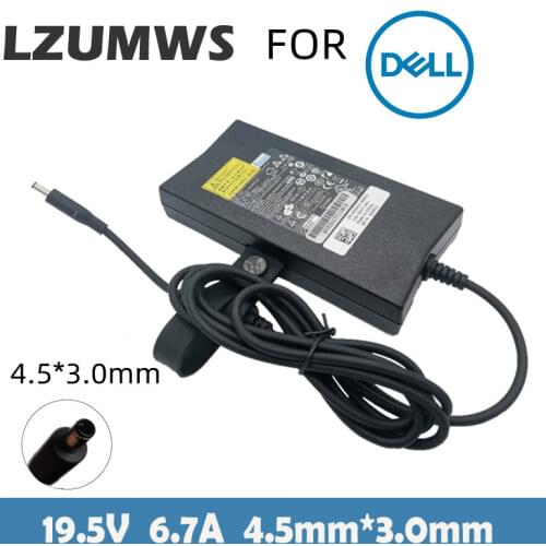 LZUMWS 130W 19.5V 6.7A 4.5*3.0mm Laptop Adapter DC Charger For Dell XPS 14 XPS 15 9530 Precision M6300 Ispiron15 7000 7557 Power