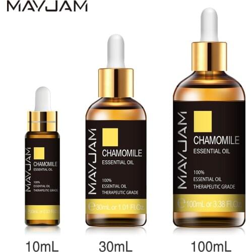 3.38Oz 100ml Pure Natural Chamomile Essential Oils for Humidifier Diffuser Relief Anxiety Matricaria Recutita Essential Oil