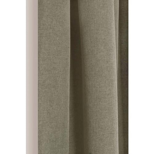 Belle Cose Linen Blackout Blackout Thermal Stone Color Backdrop Curtain Single Wing