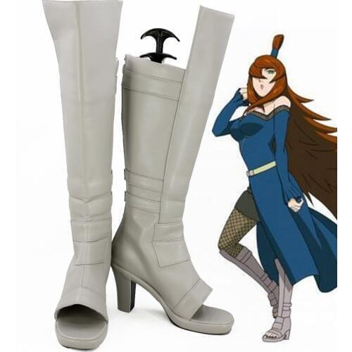 Anime NARUTO Terumi Mei Cosplay Boots Shoes European Size
