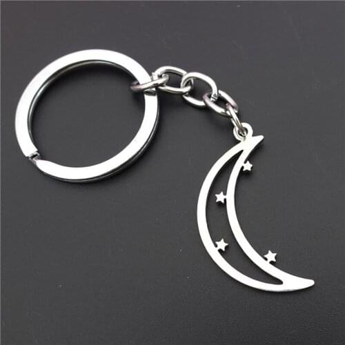 Family Pedant Keychain Stainless Steel Cutout House Pendant Charm Father Mother Daughter Son Kids Parents Couple 12 Pieces / Lot