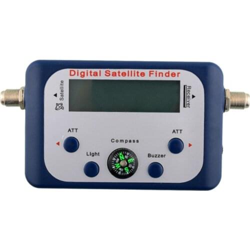 Digital LCD Display Satellite TV Signal Finder Satfinder Signal Tester Strength Meter Sky Dish Freesat