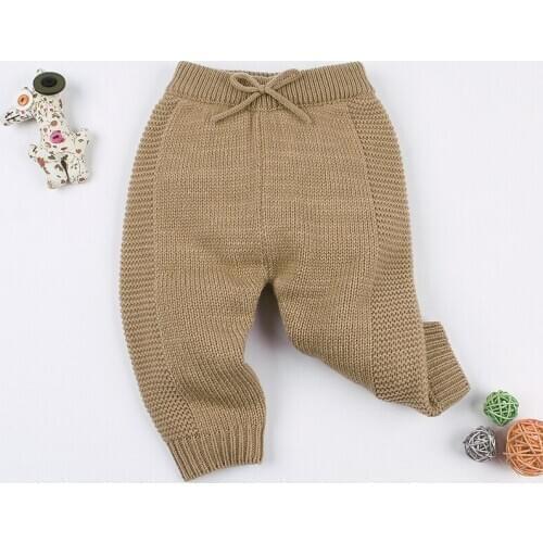 Kids Girls and Boys Knit Pants