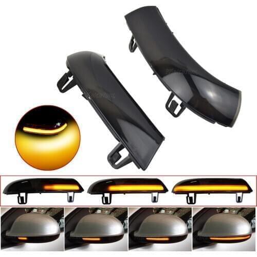 Dynamic LED Turn Signal Lights Rearview Mirror Indicator Blinker Repeater For Volkswagen VW GOLF 5 Jetta MK5 Passat B6 B5.5 EOS