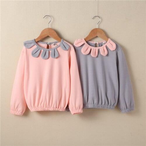 Girls T-shirts Kids Spring Autumn Clothes Children Long Sleeve T Shirt for Baby Girl Tshirts Tops Toddler