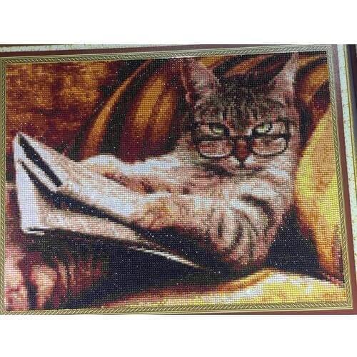 Cat animal DIY Crystal 5D full plastic diamond painting embroidery machine glue cross stitch kit art 3D mosaic square rhinestone