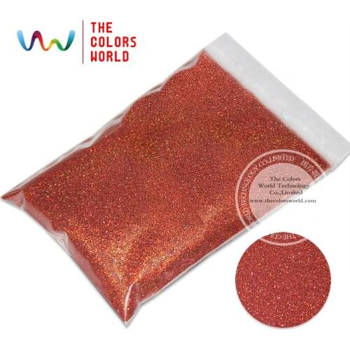 TCA400 Laser Orange Color 0.1MM 004" Glitter dust ,Specular luster glitter for nail,tatto,Art decoration and others