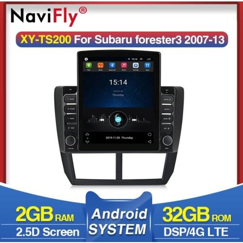 Navifly 9.7" Tesla style for Subaru Forester 3 2007 - 2013 Impreza 2007 Android video Car radio multimedia player navigation gps