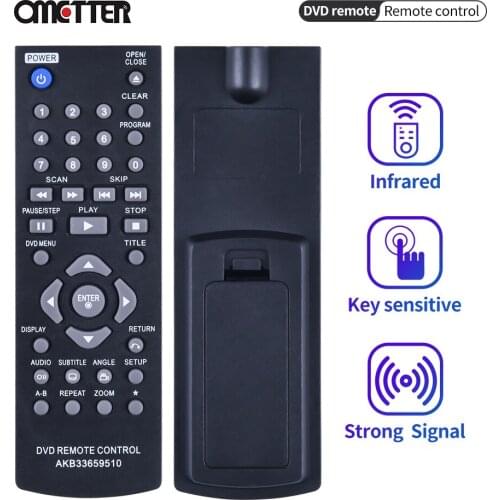 Suitable for LG DVD player remote control AKB33659510 brand new hot sale