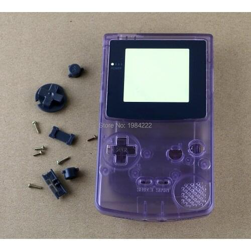 OCGAME 4 colors Full Housing Shell Cover Protective Case for GAMEBOY COLOR GBC System Replacement 10sets/lot