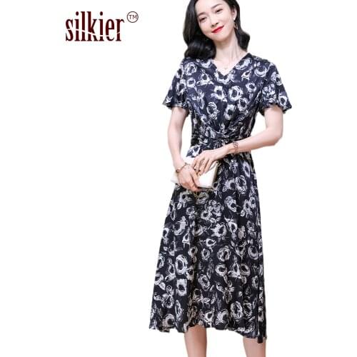 Черные летние платья Silkier China At AliExpress