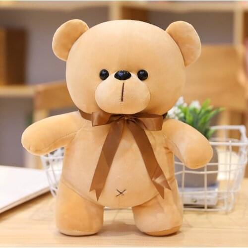 Super Soft Kawaii Creative Plush Teddy Bear Toys Dolls Stuffed Down Cotton Animal Kids Toy Christmas Gift for Girls children