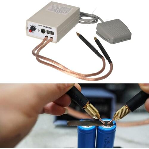 5000W Battery Spot Welder Handheld Spot Welding Machine Portable 0-800A Current Adjustable Welders for 18650 Lithium Battery