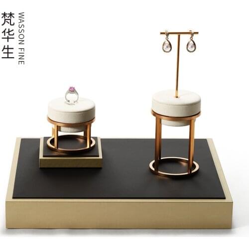 Jewelry Display Counter Decoration Necklace Neck Ring Earrings Jewelry Stand Window Display Props Customization