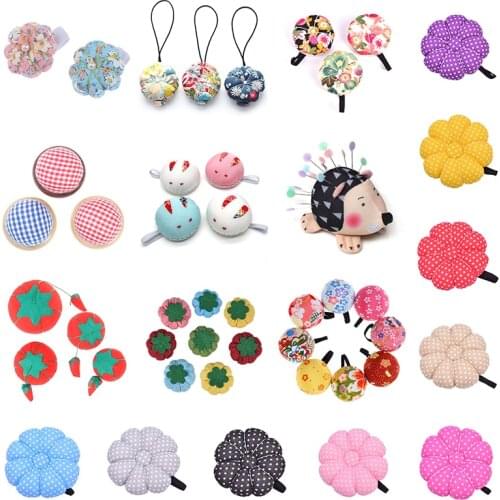 1Pc Needlework Accessories DIY Craft Needle Pin Cushion Holder Stitch Marker Sewing Pin Cushion Home Sewing Tools Ball Shaped