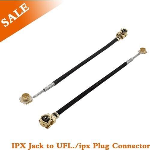 1Pcs IPEX Cord IPX Female Jack to UFL./Ipx Male Plug Extension Connector IPX Pigtail 1.13 Jumper Cable for Antenna,Wi-Fi 5-50CM