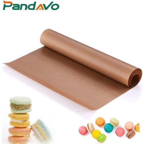1Pc Reusable Non Stick Baking Paper Heat Resistant Baking Sheet Oven Microwave Grill Baking Mat Oilpaper Baking Tools Pastry Pad