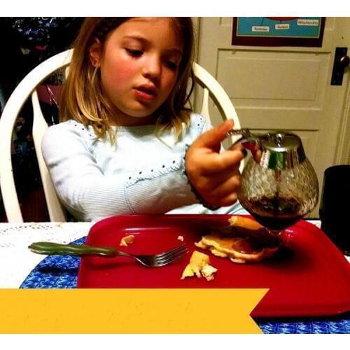 1PC Portable 200ML Honey Dispenser Jar Container Acrylic Cup Juice Syrup Kettle Kitchen Bee Drip Stand Holder Spice Tool OK 0298