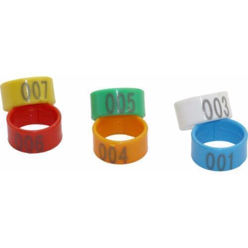 1000 Pcs Inner Diameter 1.6cm/1.8cm/2.0cm Dove Birds Chicks Duck Parrot Clip Rings Band Quail Ring Poultry Farming Tools