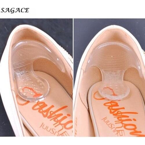 4pcs/lot Rearfoot invisible silica gel sticker transparent slip-resistant foot shoes stickers,high heel shoe pad insoles X-13024