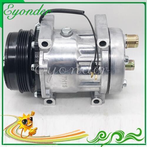 A/C AC Air Conditioning Compressor Cooling Pump SD7H15 7H15 for Sanden for LAND ROVER DEFENDER LD Pickup 2.5 Td5 JPB101200 8076