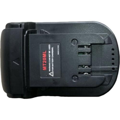 MT20ML Battery Converter Adapter for Makita 18V/20V Li-Ion Battery Bl1830 Bl1860 Bl1815 to M18 Li-Ion Battery