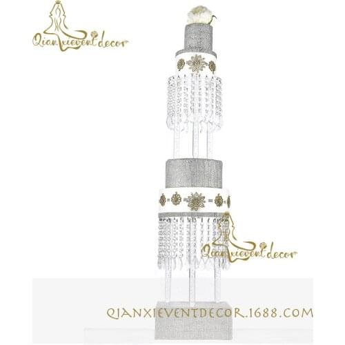 Cake stand acrylic two layer fruit plate dessert table wedding decoration